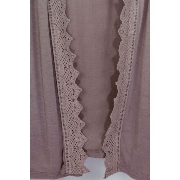 One World Open Cardigan Top Waterfall Purple Womens Small New - Picture 6 of 10
